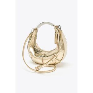 ZARA OVAL BAG WITH METAL STRAP